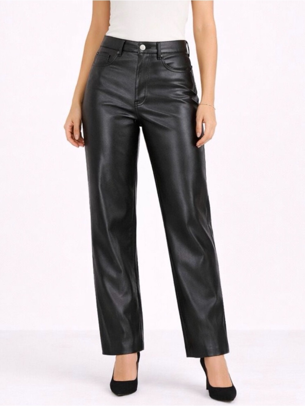 Aritzia Wilfred Faux Leather Pants